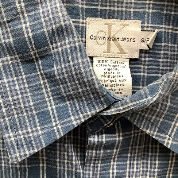 Tommy, CK & More Brands Men's Bundle of 16 Button Up Shirts Size S,M,L Preloved - Picture 13 of 15